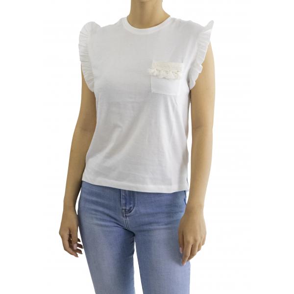 T shirt con tasca con dettagli  Only